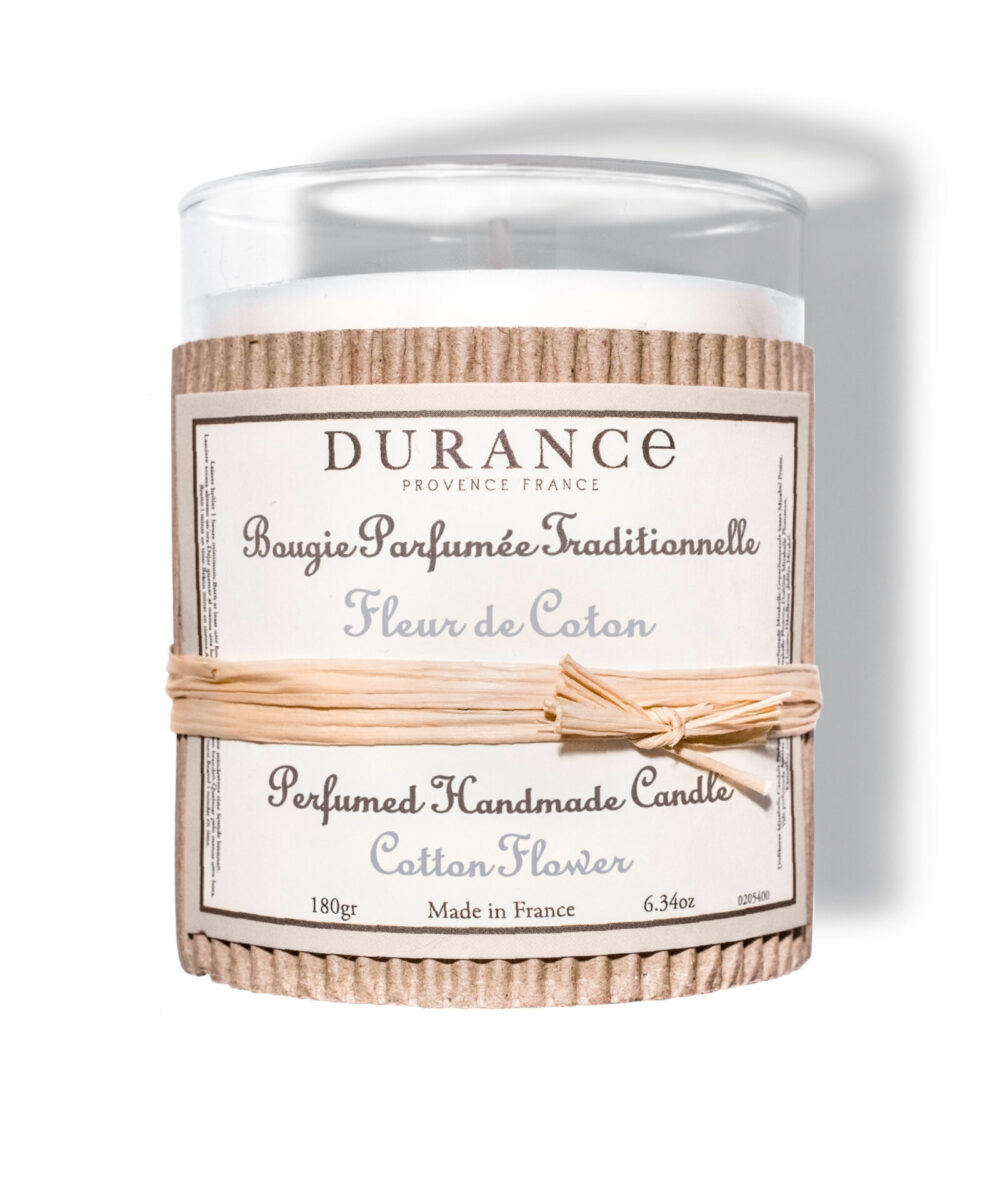 Durance Perfumed Handmade Candle Cotton Flower