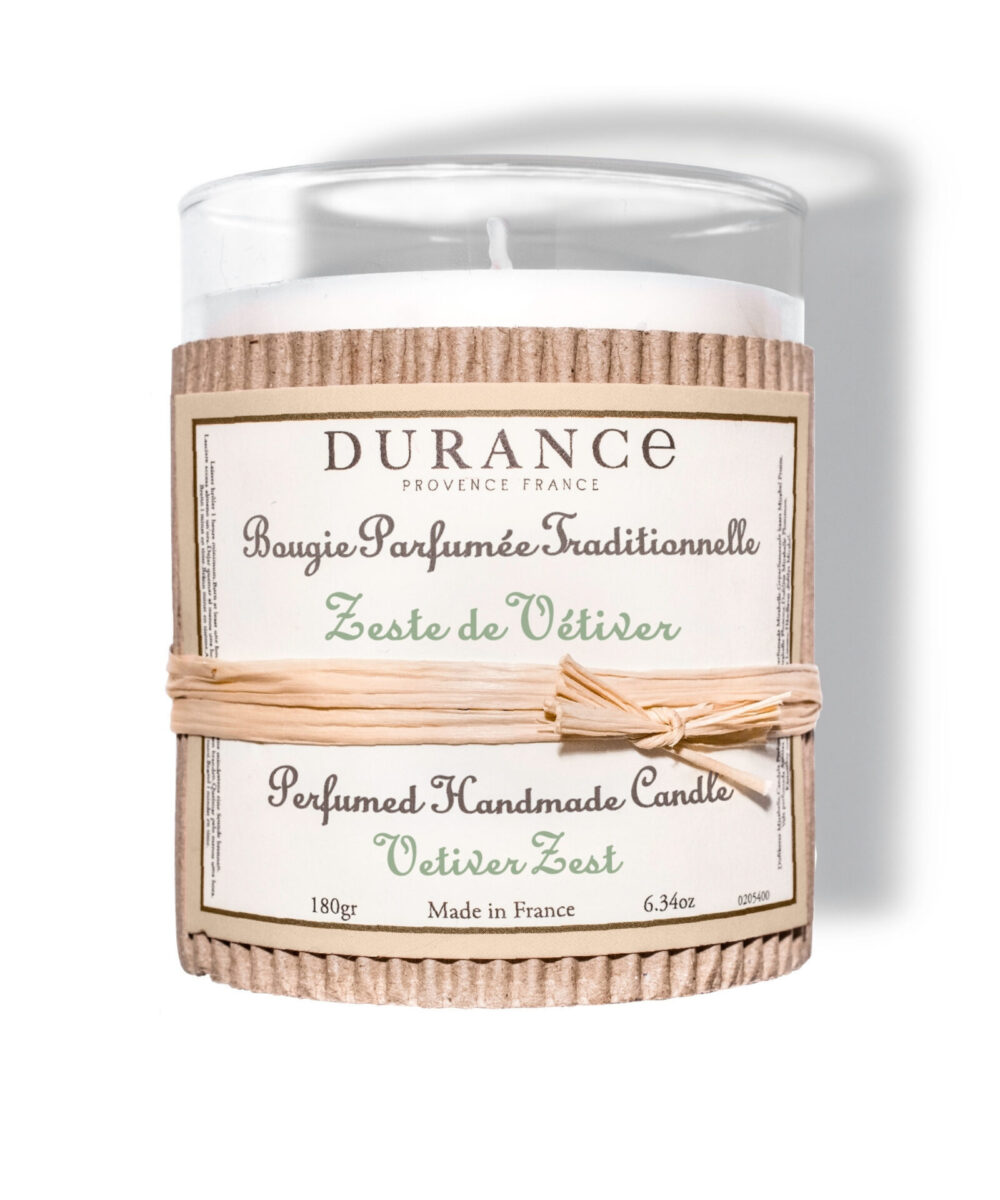 Durance Perfumed Handmade Candle 180gr Vetiver Zest