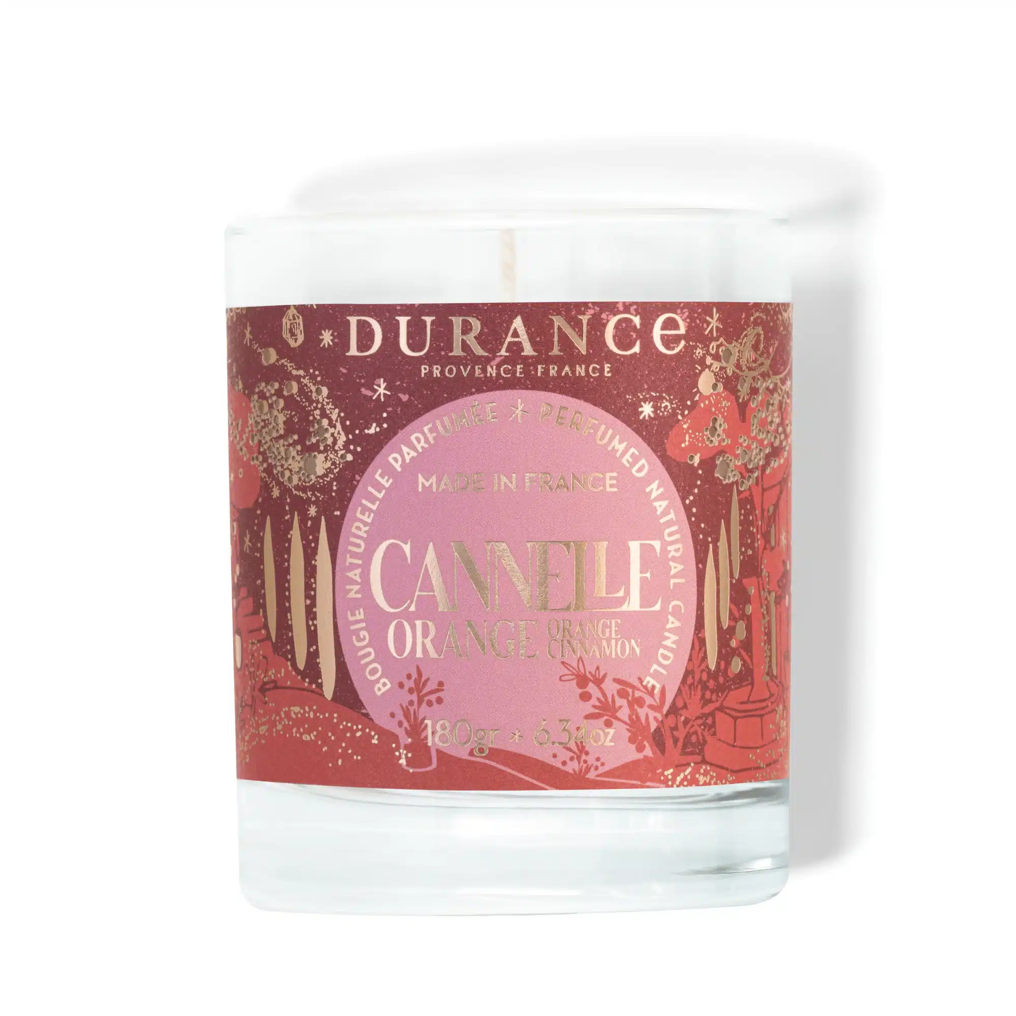 Durance Perfumed Handmade Candle Orange Cinnamon