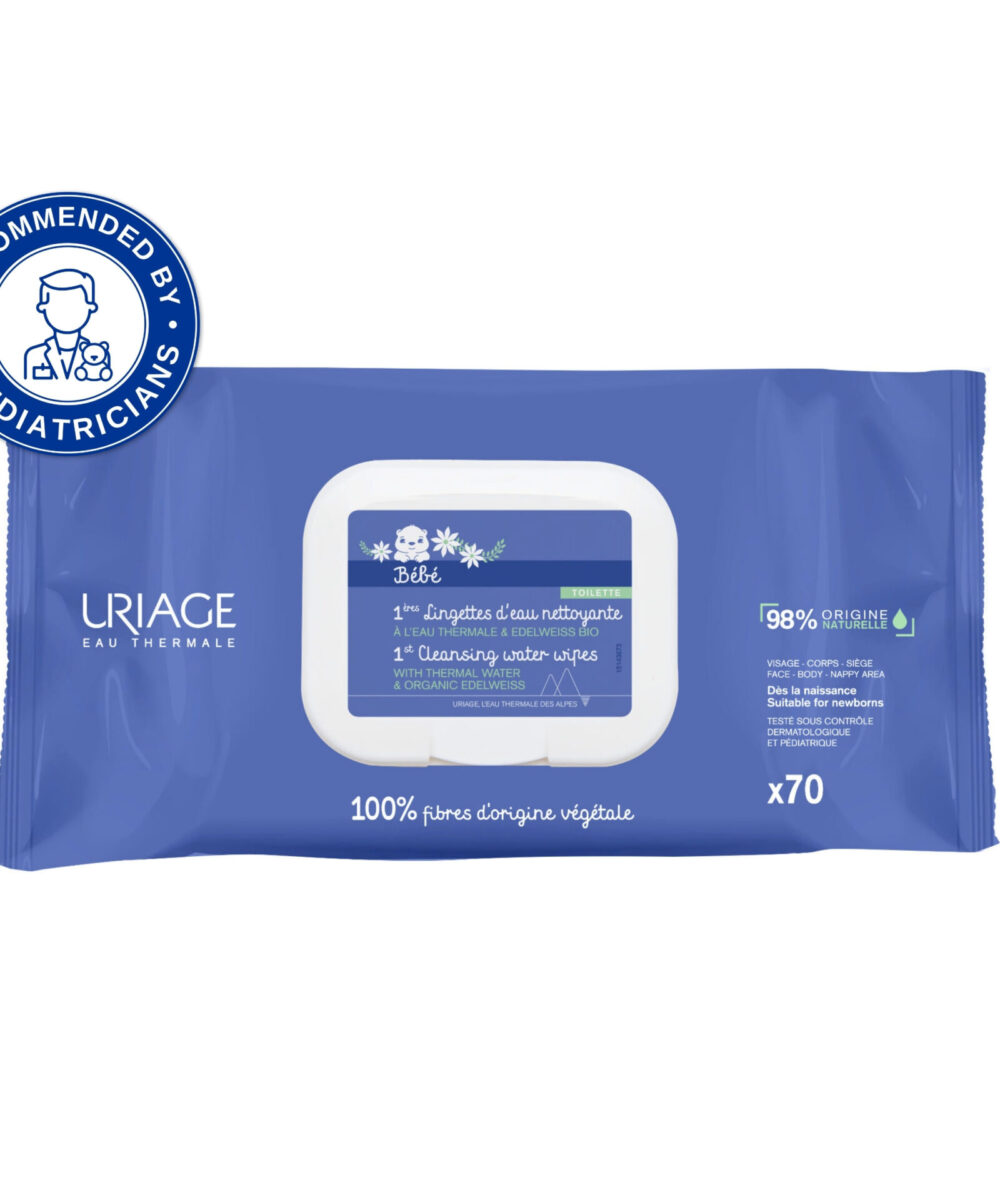 Uriage Baby 1st Cleansing Water Wipes X70