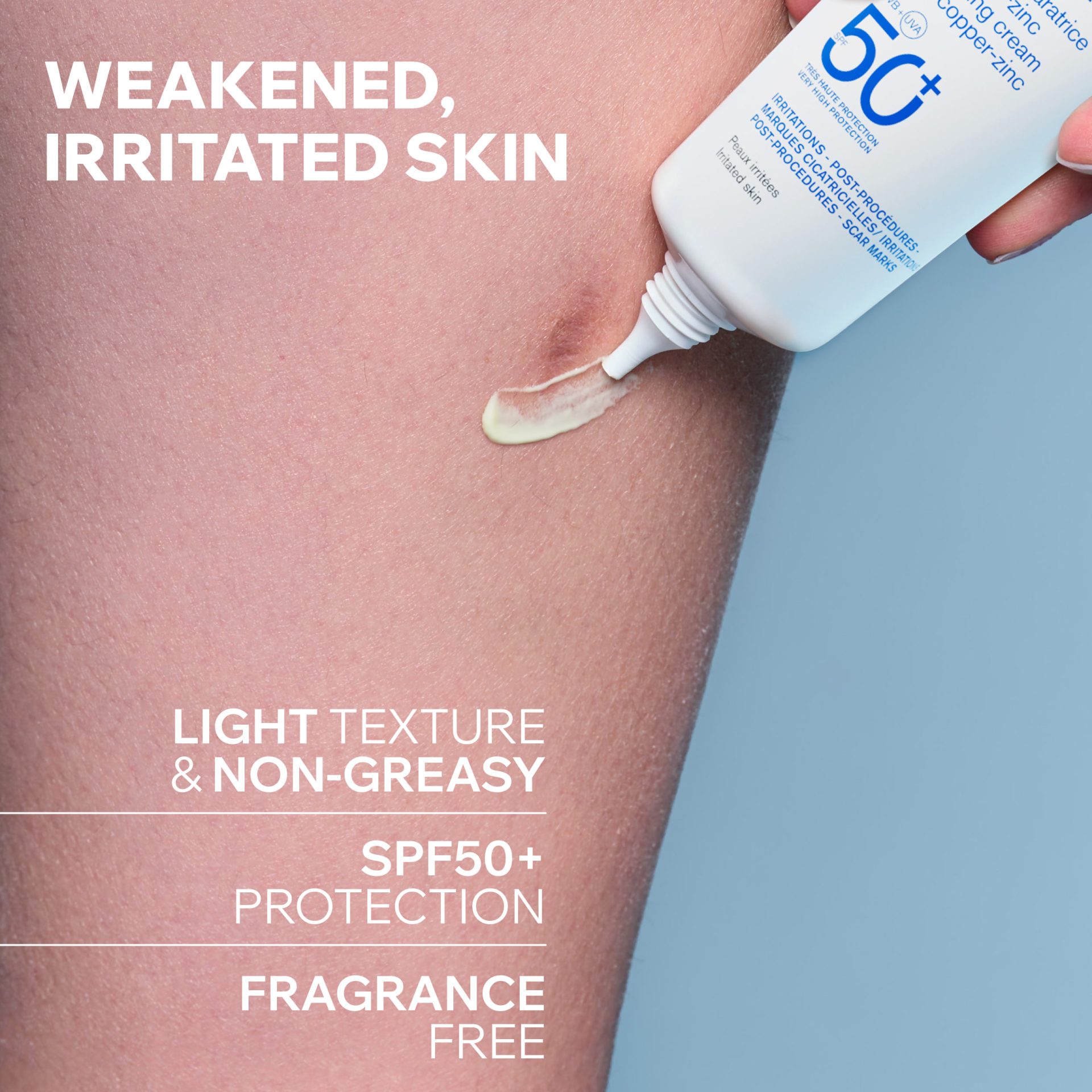 Uriage Bariéderm CICA-Cream with Copper Zinc SPF50 40ml - Image 4