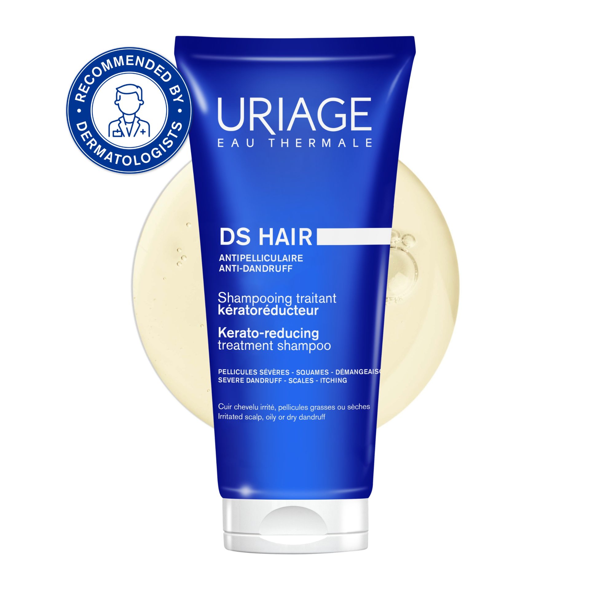URIAGE DS HAIR- HAIR KERATO-REDUCING TREATMENT SHAMPOO 150ml