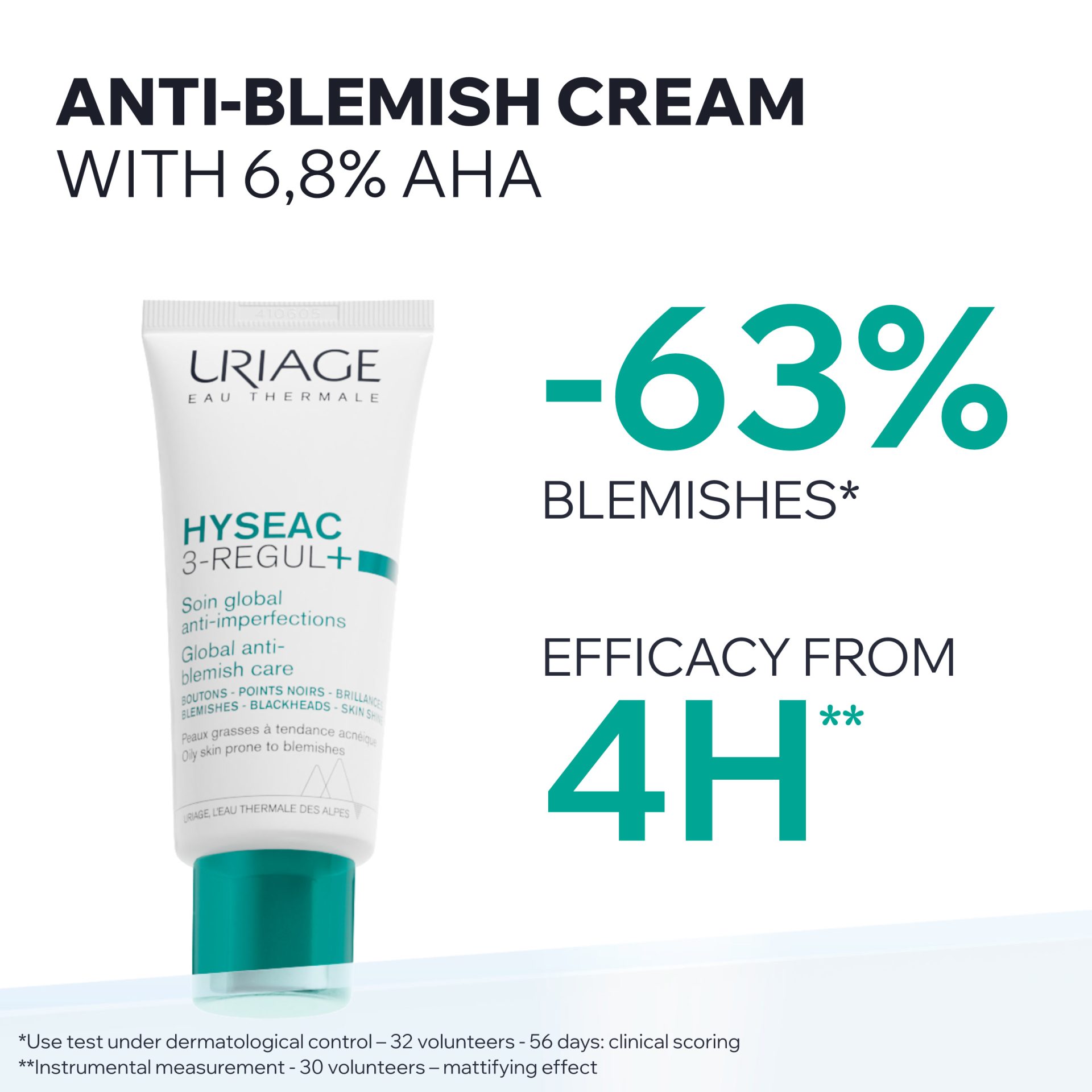 Uriage Hyséac 3-Regul+ Global Anti-Blemish Care 40ml - Image 3