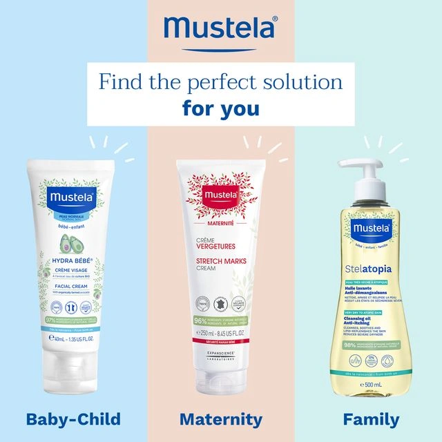 Mustela Hydra Bébé Facial Cream 40 ml – Gentle Baby Face Moisturiser - Image 11