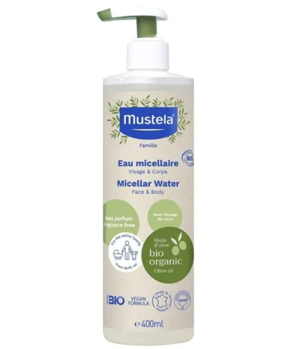 Mustela Bio Organic Micellar Water Face and Body 400ml