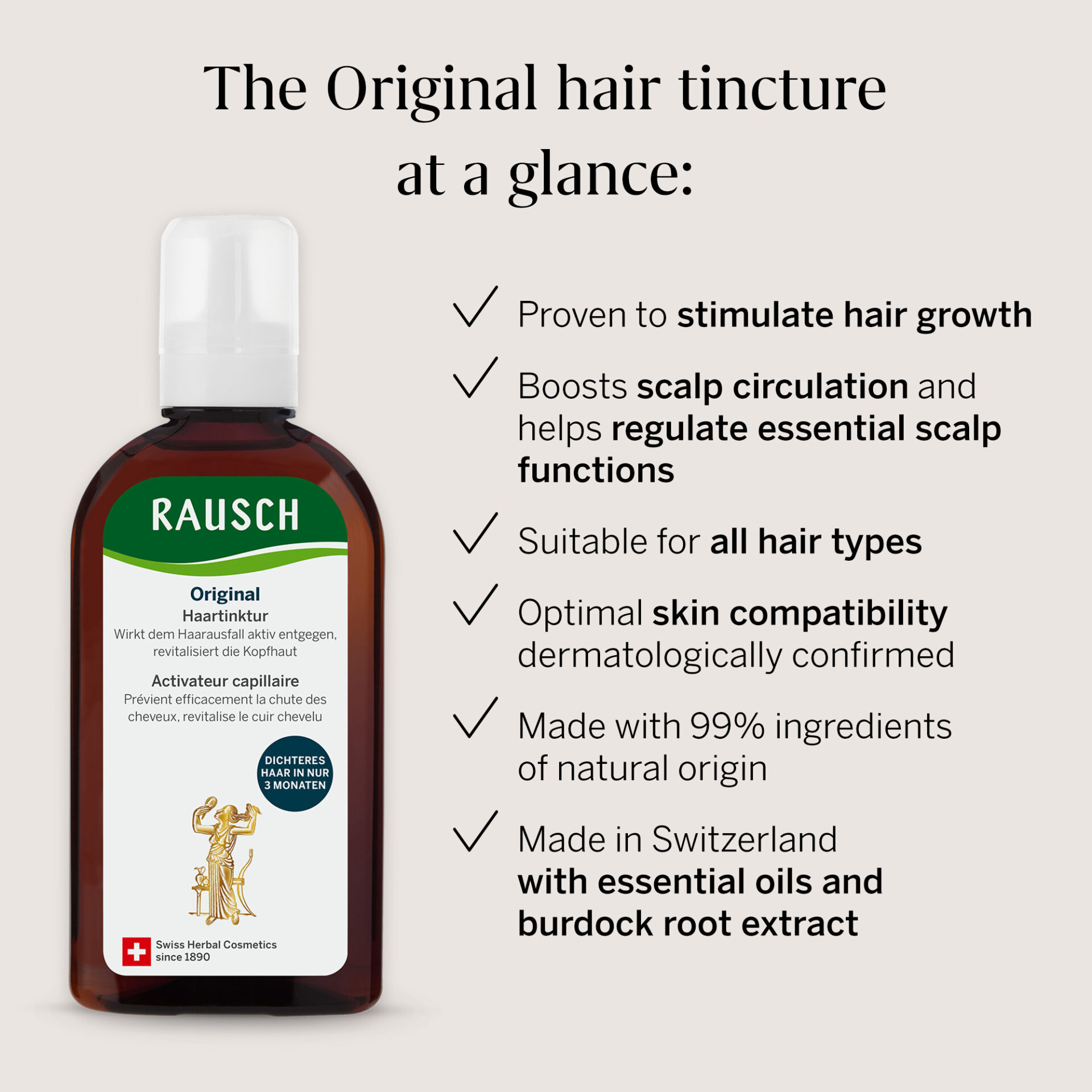 Rausch Original Hair Tincture 200ml - Image 3