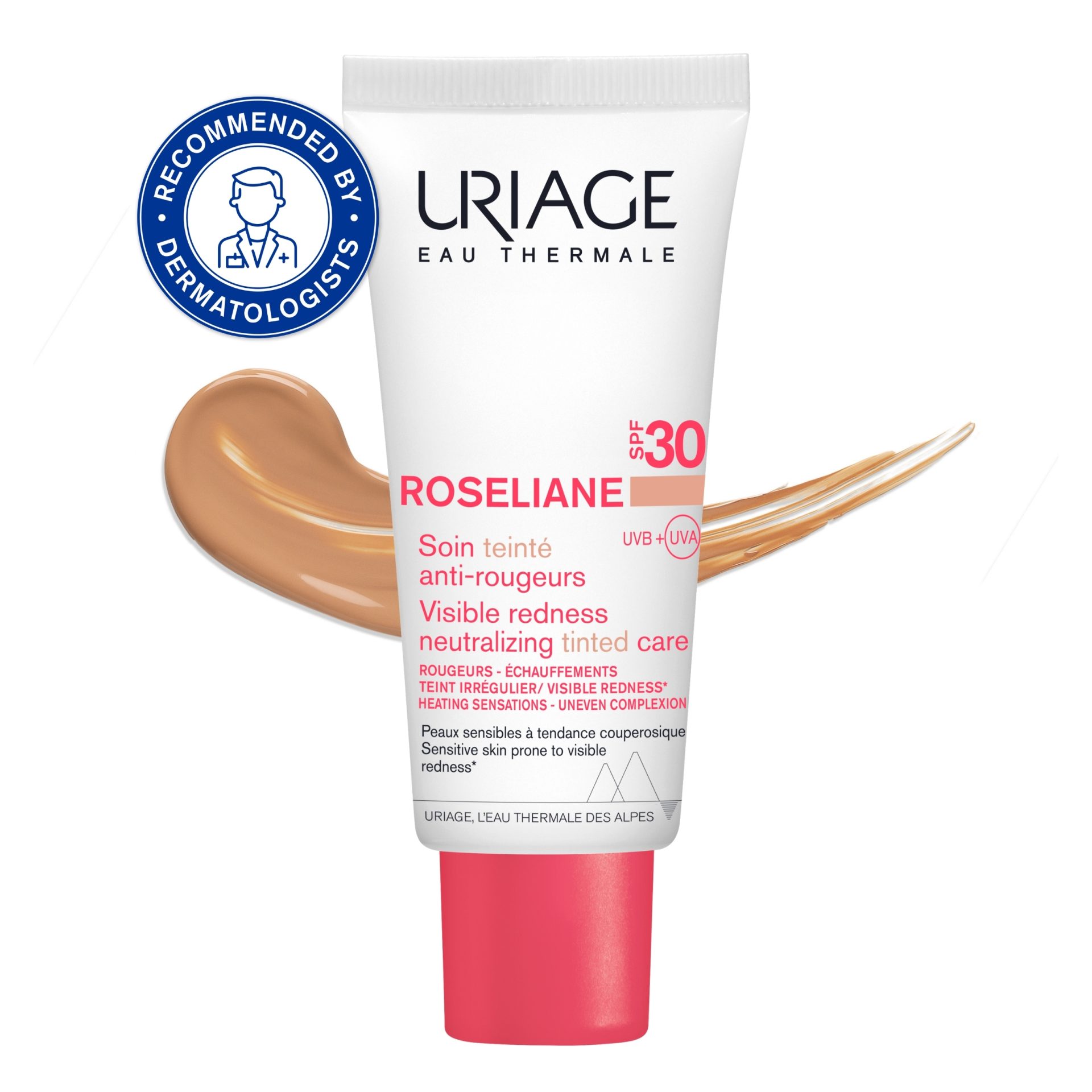 Uriage Roséliane Visible Redness Neutralizing Tinted Care SPF30 40ml