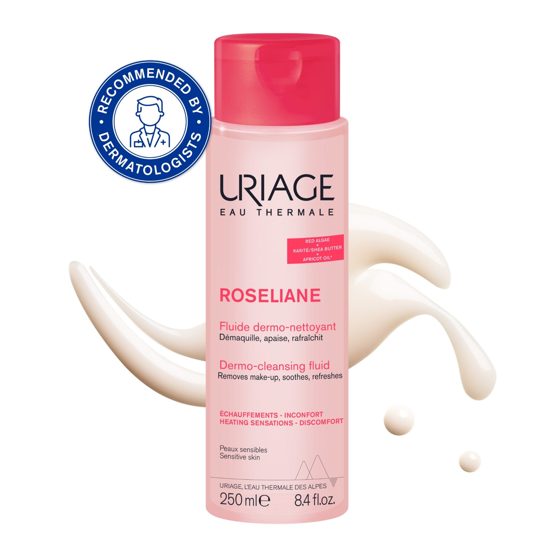 Uriage Roséliane Dermo-Cleansing Fluid 250ml