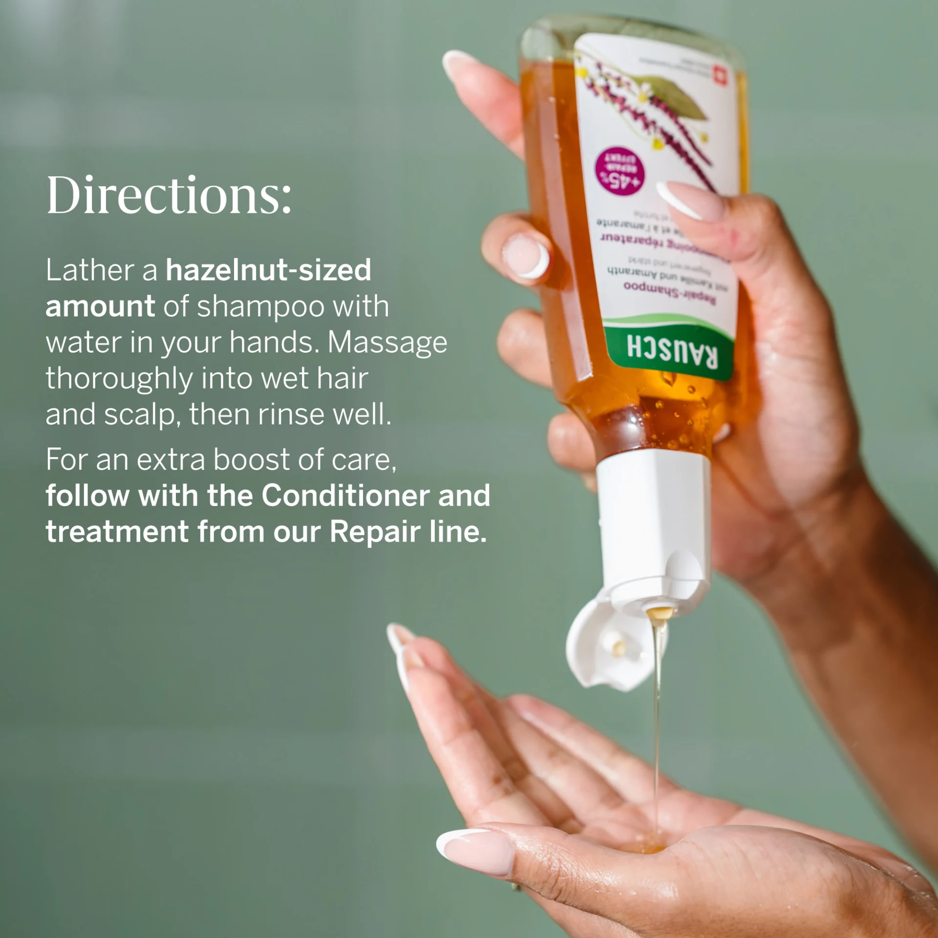 Rausch Chamomile & Amaranth Repair Shampoo for Damaged Hair 200ml - Image 9