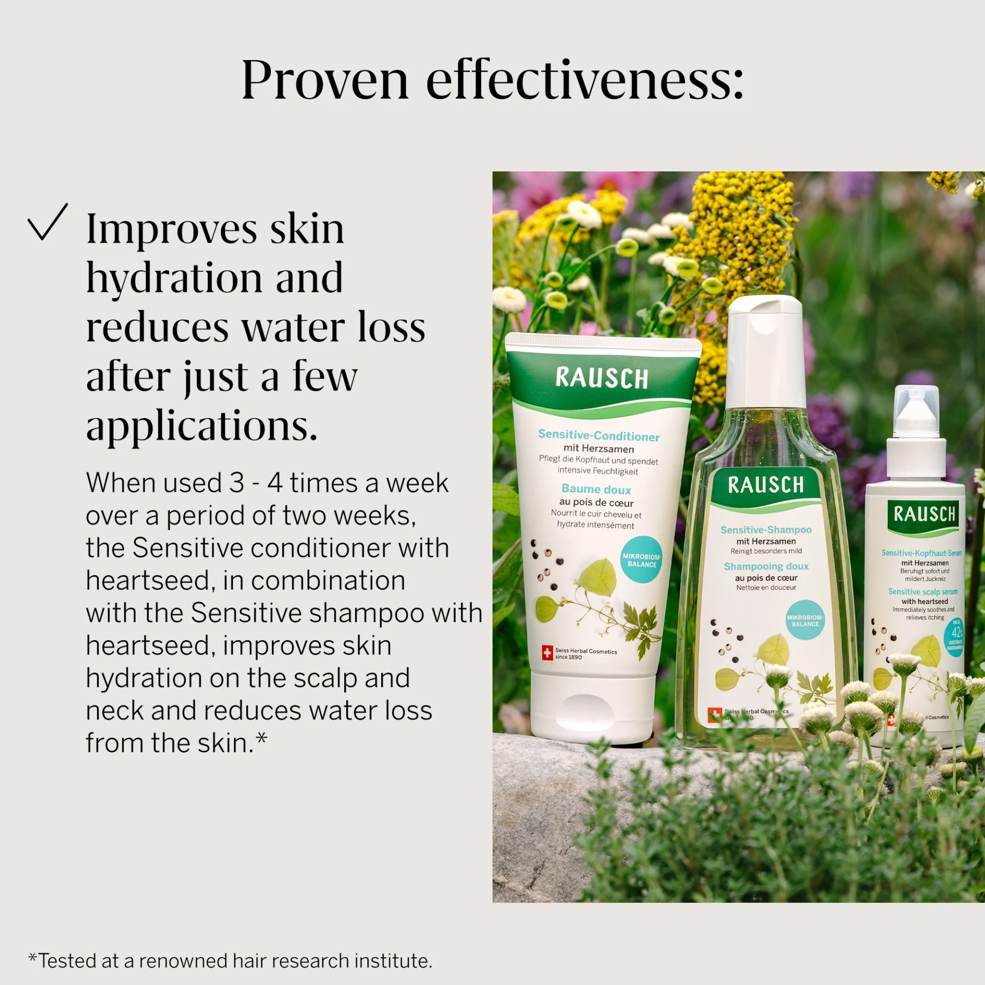 Rausch Heartseed Sensitive Conditioner for Irritated Scalp 150ml - Image 10