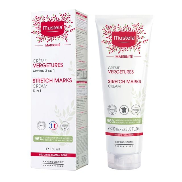 Mustela Stretch Marks Cream 3 in 1 250ml - Image 3