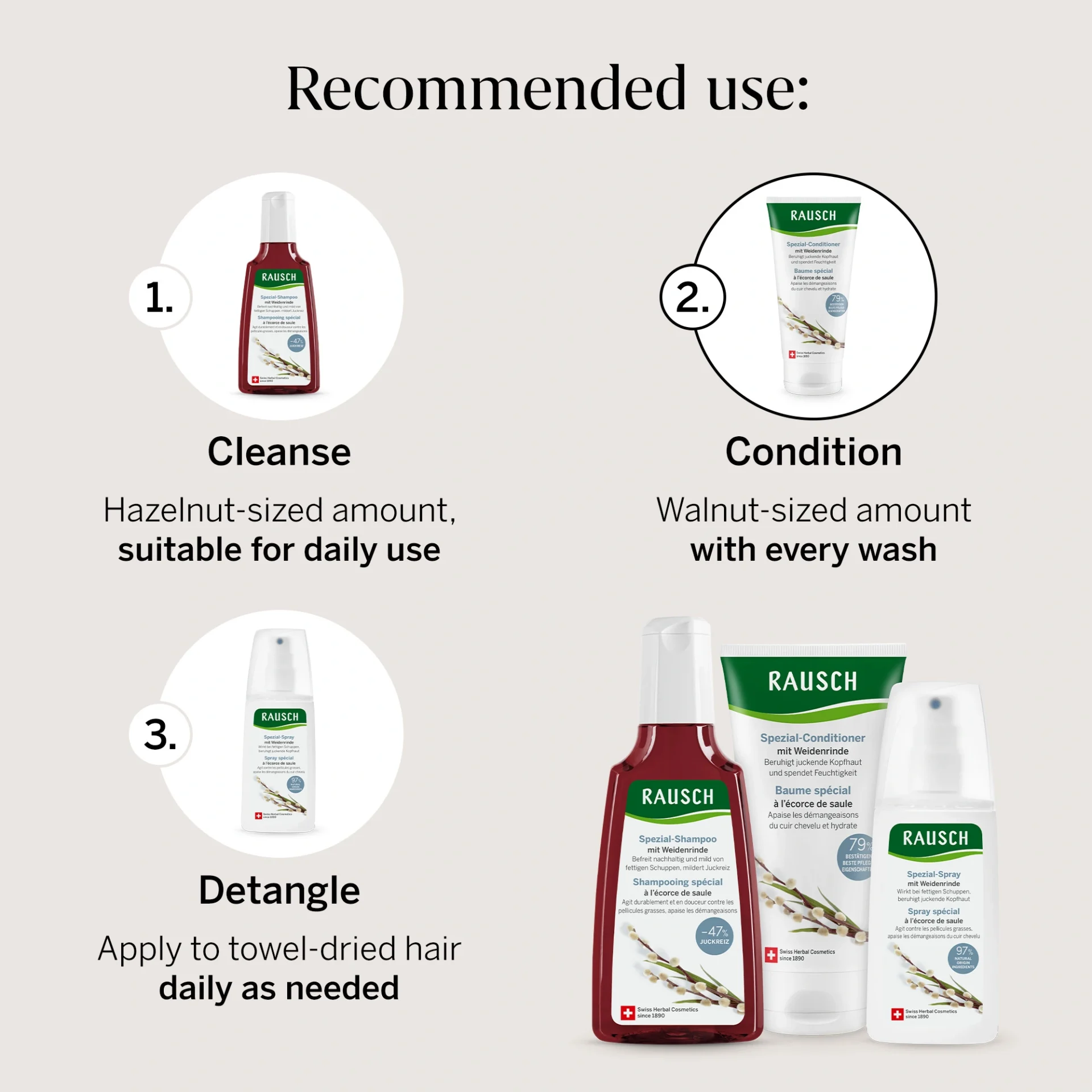 Rausch Willow Bark Conditioner for Scalp & Hair – 200 ml - Image 6