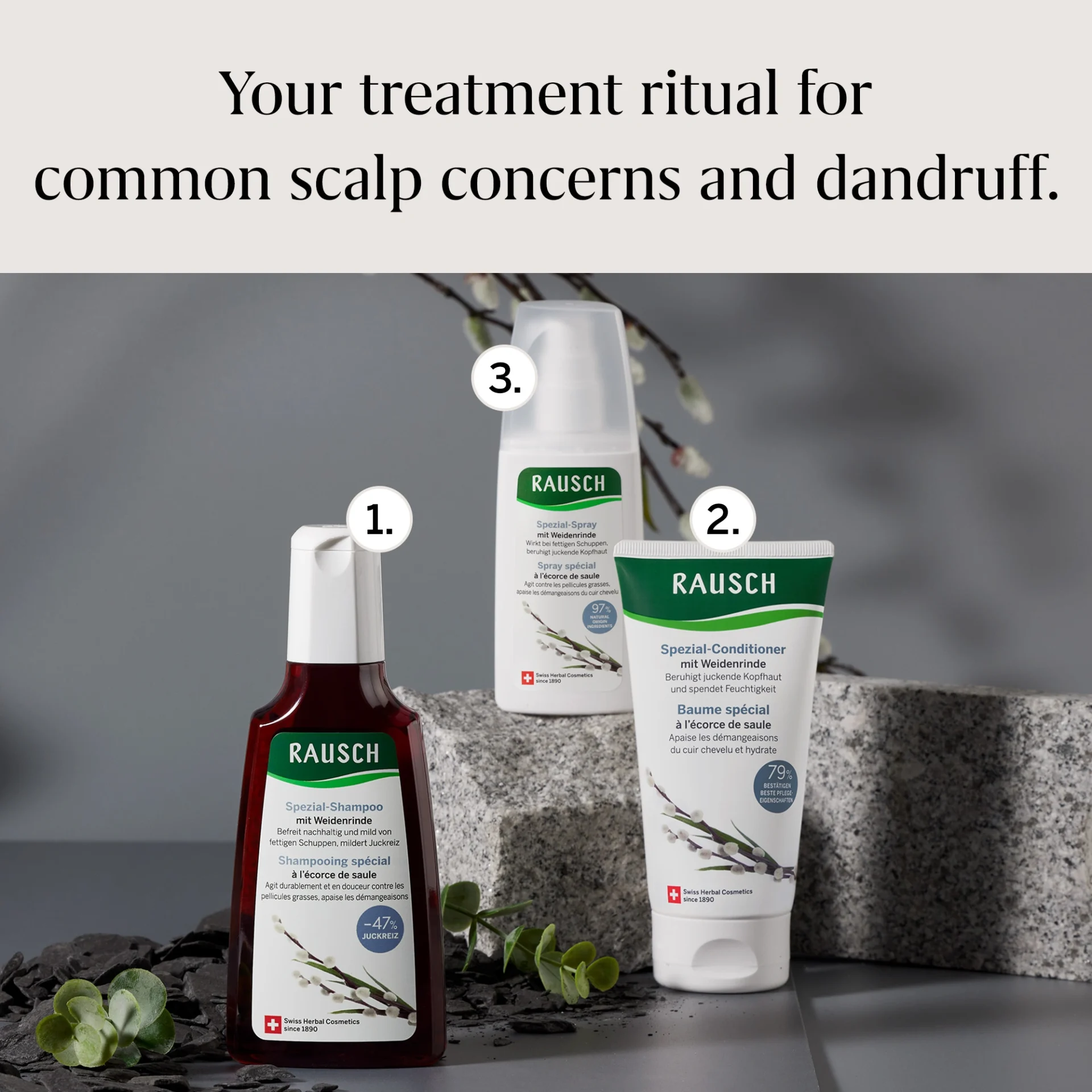 Rausch Willow Bark Shampoo for Scalp & Hair – 200ml - Image 5