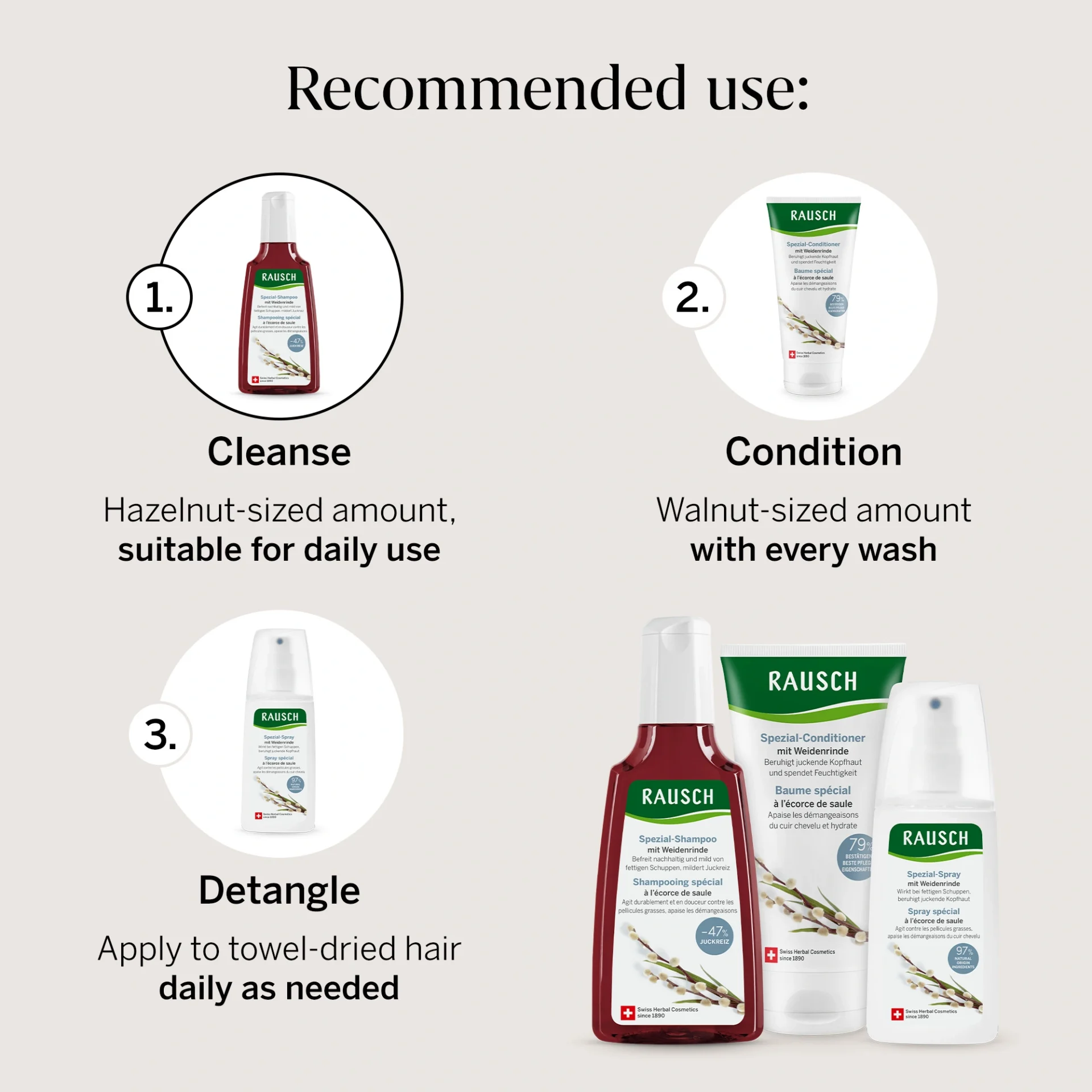 Rausch Willow Bark Shampoo for Scalp & Hair – 200ml - Image 6