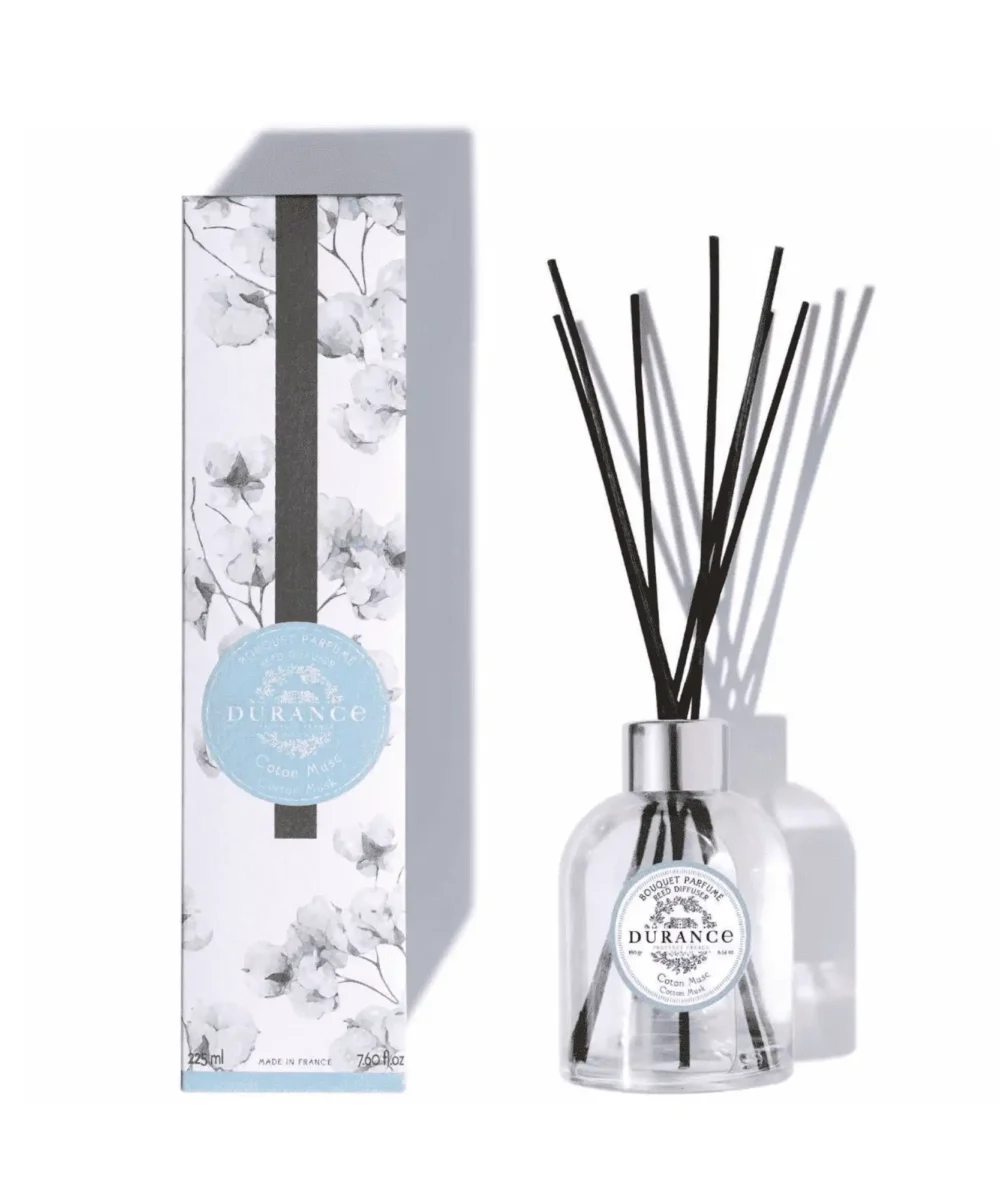 Durance Reed Diffuser Cotton Musk 225ml 7.60 fl.oz