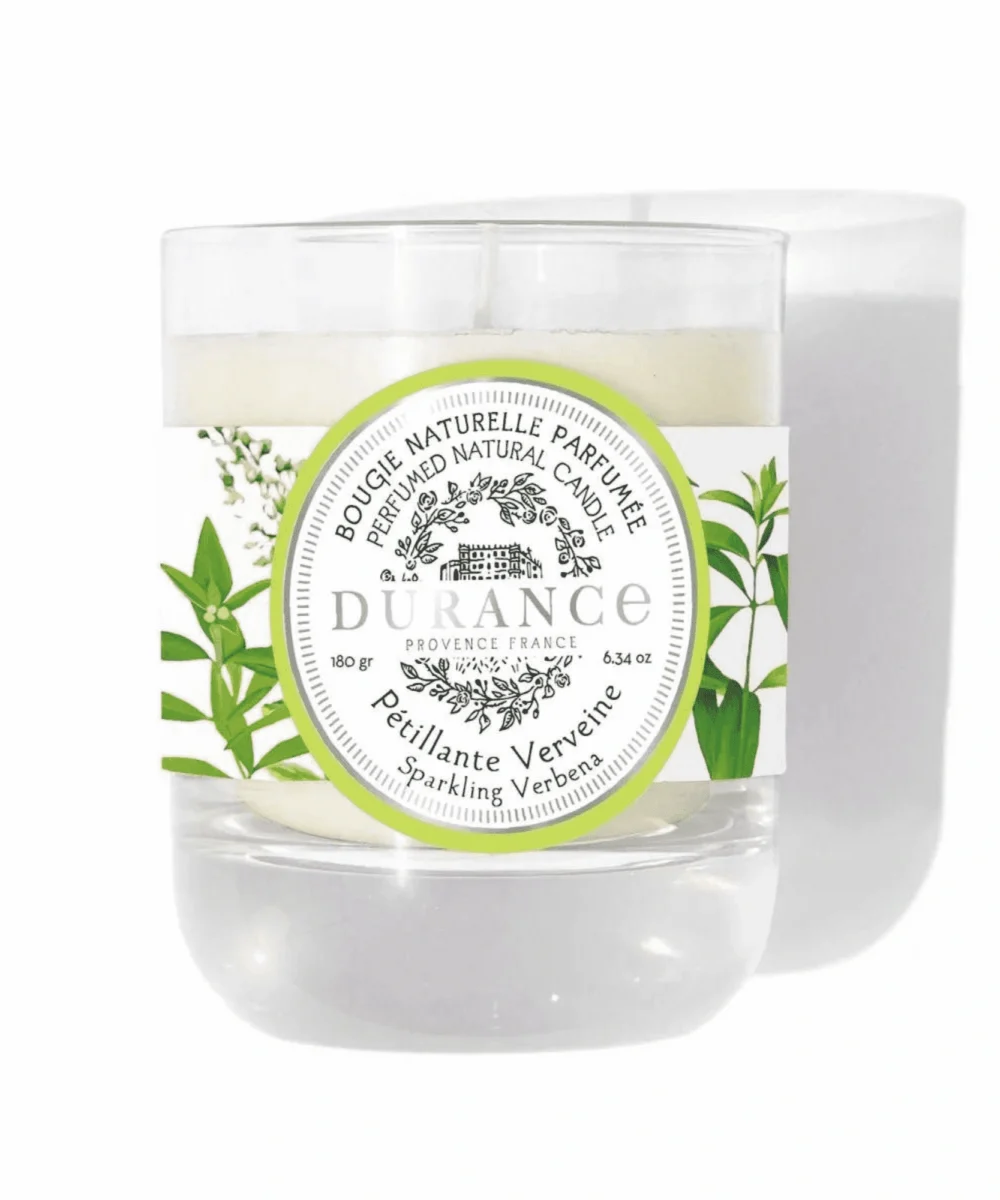 Durance Perfumed Natural Candle Sparkling Verbena 180gr 6.34 oz