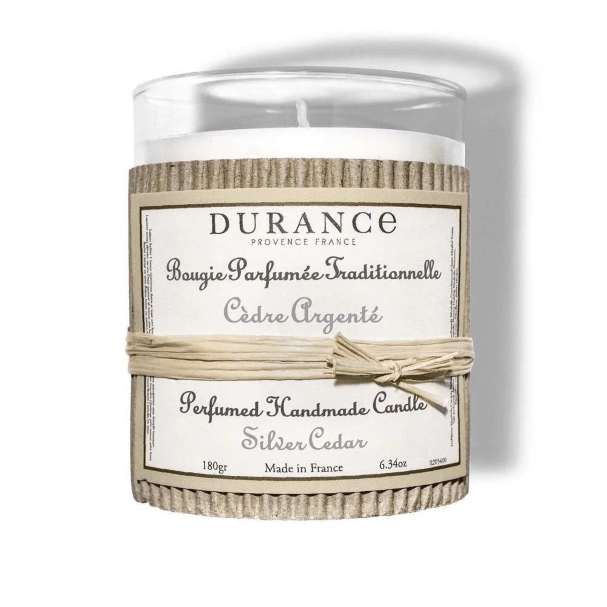 Durance Perfumed Handmade Candle Silver Cedar