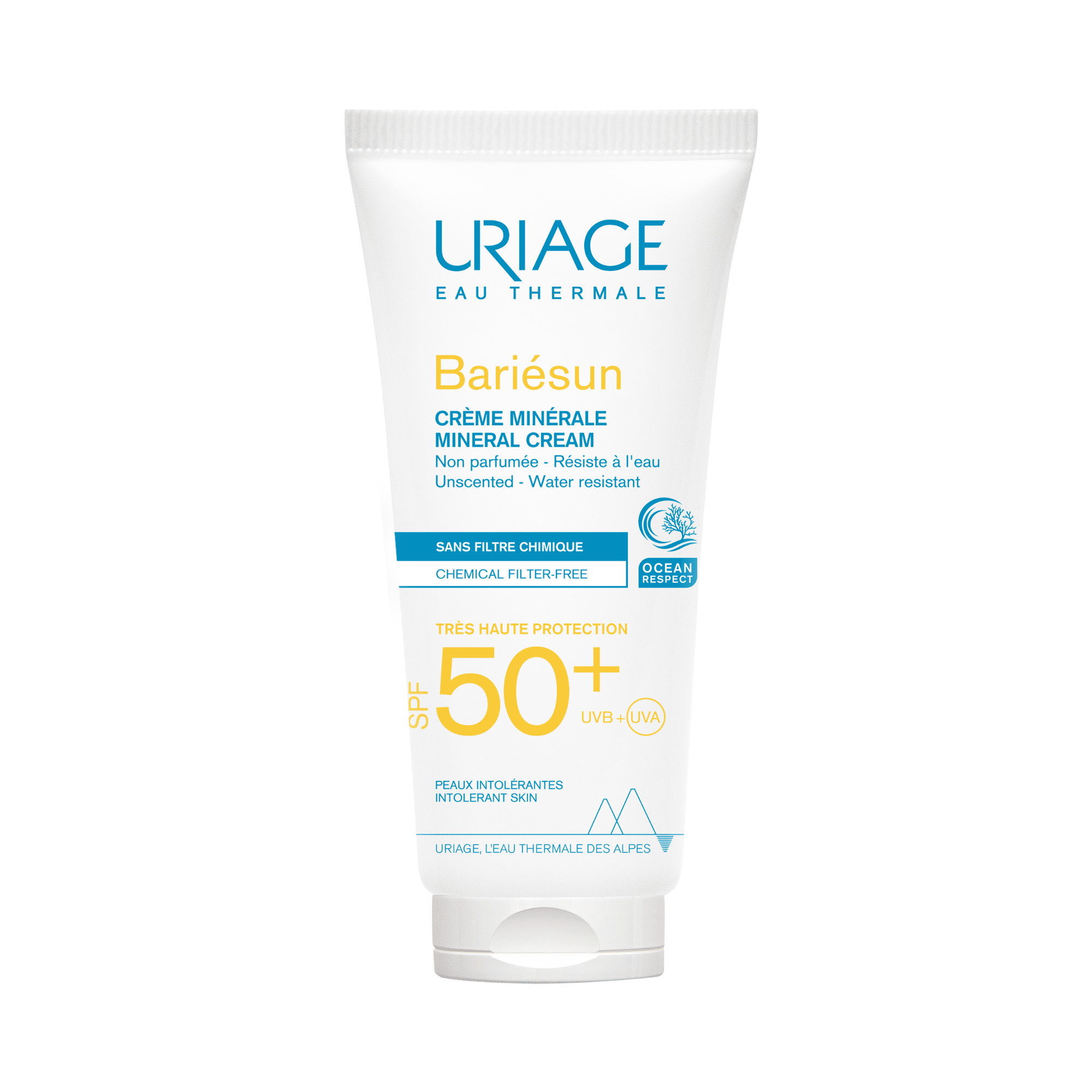 Uriage Bariesun Mineral Cream SPF50+100ml - Face, Body