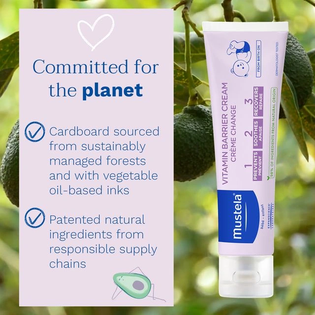 Mustela Vitamin Barrier Cream 1.2.3. 100ml - Image 10