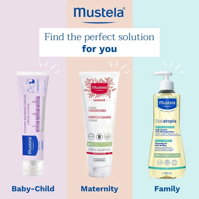 Mustela Vitamin Barrier Cream 1.2.3. 100ml - Image 11