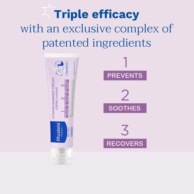 Mustela Vitamin Barrier Cream 1.2.3. 100ml - Image 9