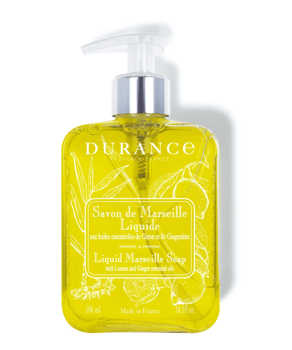 Durance Liquid Marseille Soap with Lemon-Ginger 300 ml