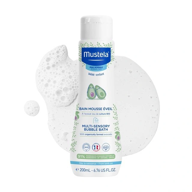 Mustela Multi-Sensory Bubble Bath 200ml - Image 2