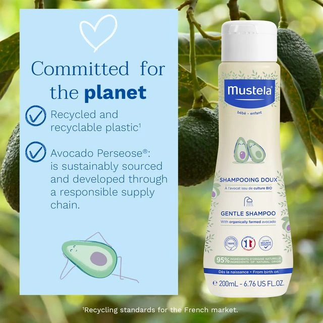 Mustela Baby Gentle Shampoo 200 ml – Mild Baby Hair Cleanser - Image 10