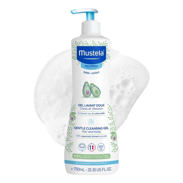 Mustela Gentle Cleansing Gel with Avocado 750ml - Image 2