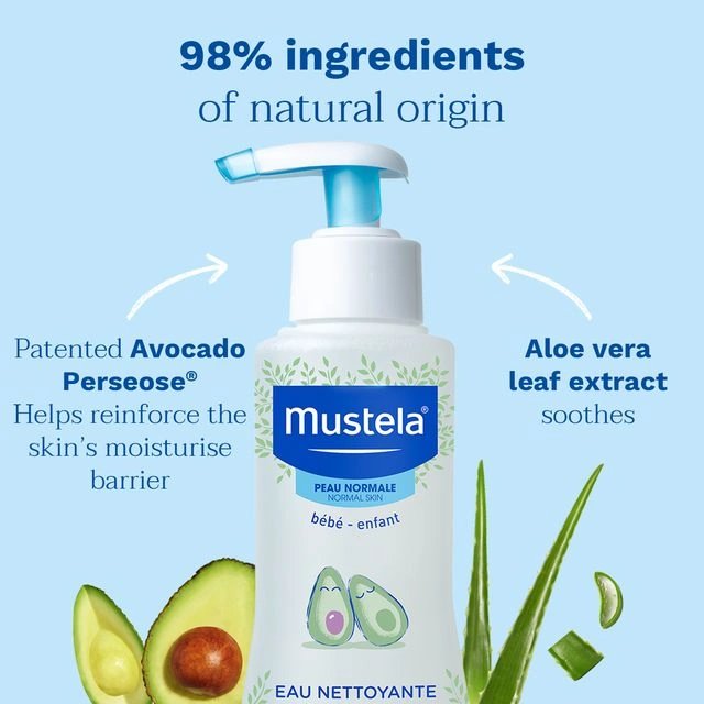 Mustela No Rinse Baby Cleansing Water 300ml - Image 4