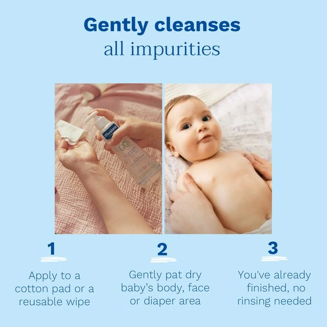 Mustela No Rinse Baby Cleansing Water 300ml - Image 7