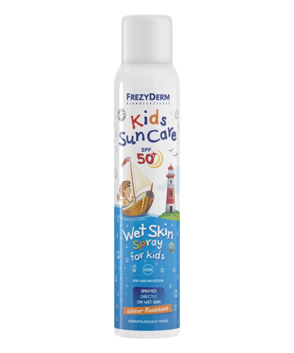 FrezyDerm Sun Care Kids Lotion Wet Skin Spray SPF50+ 200ml