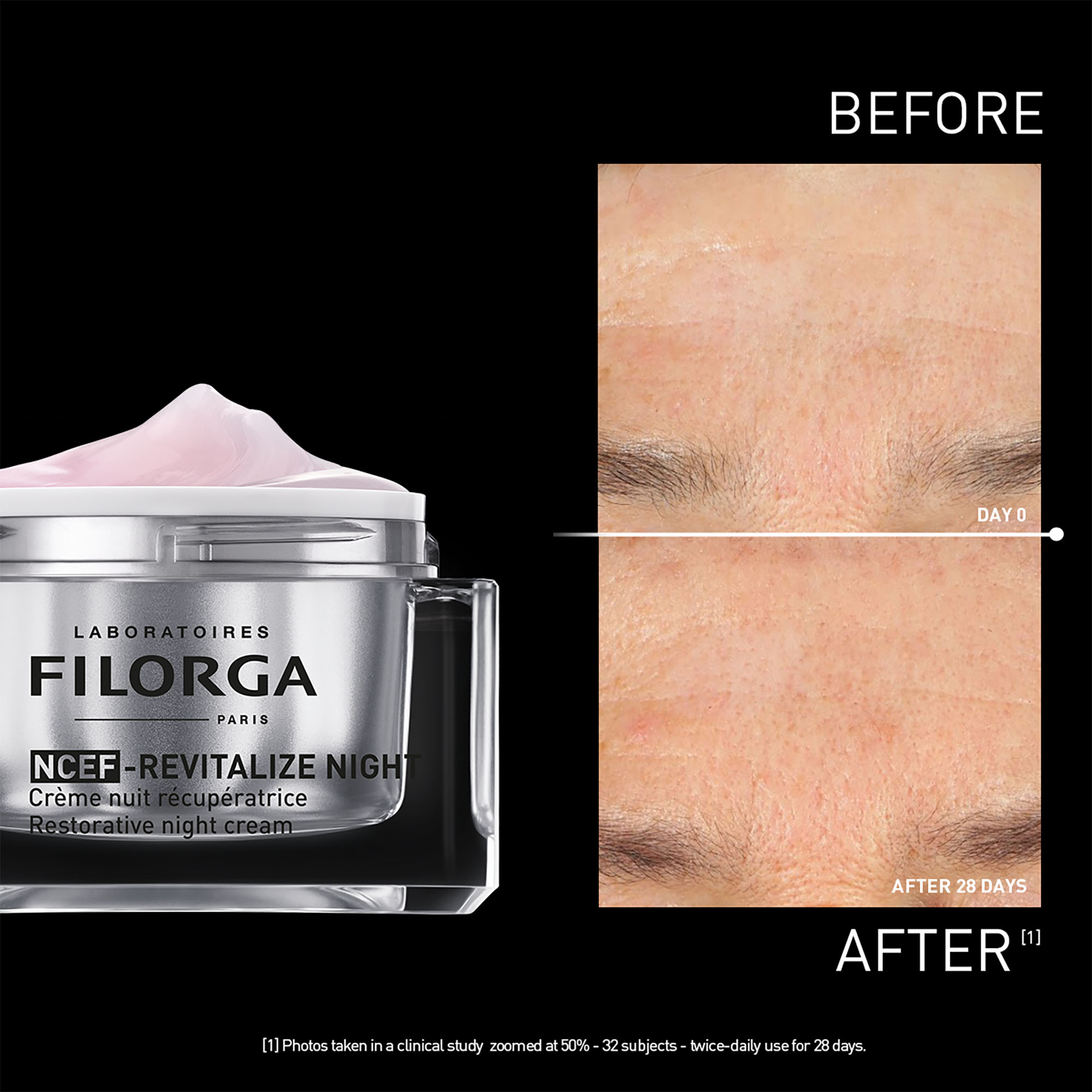 Filorga NCEF REVITALIZE NIGHT CREAM POT 50ML - Image 4
